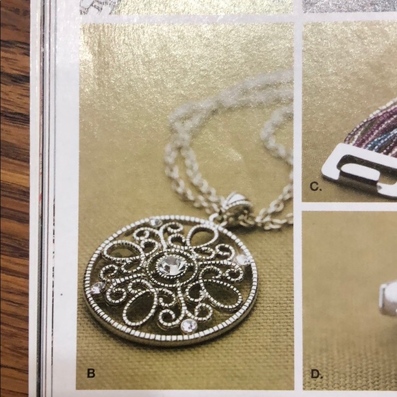 Cookie Lee Twilight Filigree Necklace - Picture 3 of 3